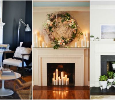 Fireplace Decor Ideas For When You Are Not Using It