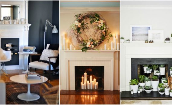Fireplace Decor Ideas For When You Are Not Using It