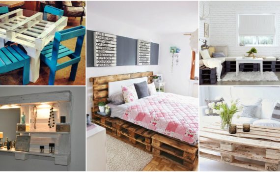 Stylish And Functional DIY Pallet Furniture For A Home On A Budget