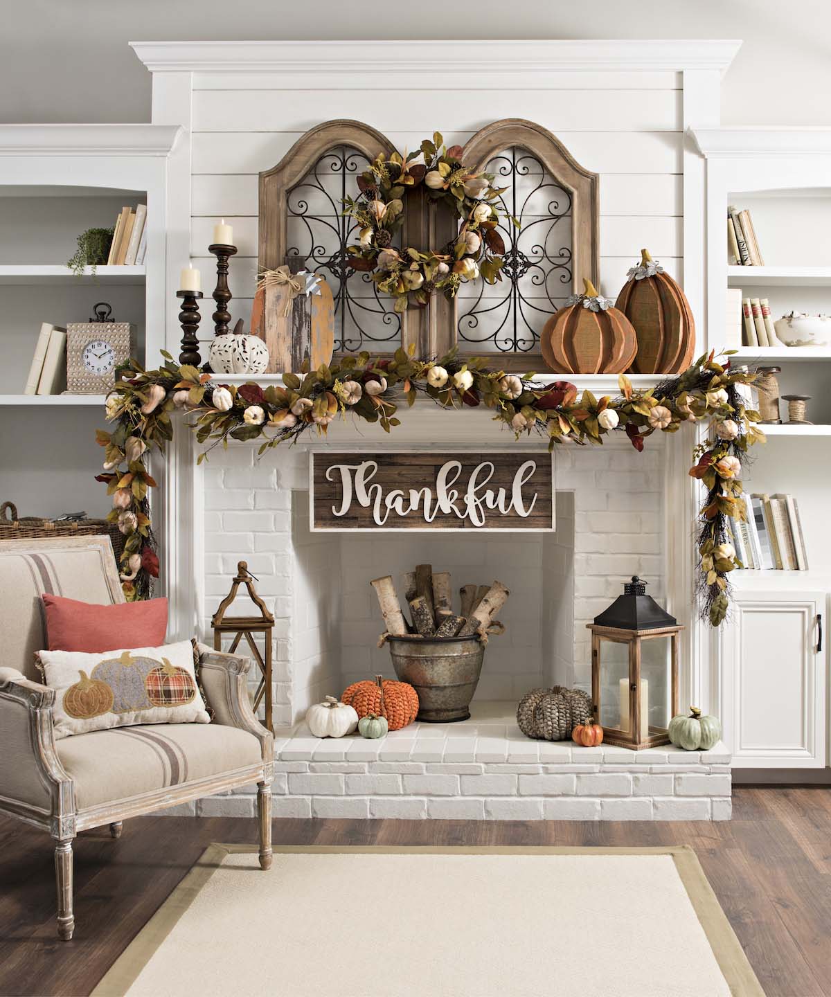 15 Fall Mantel Decor Ideas To Create Cozy Atmosphere In Your Home   Fall Mantel 6 