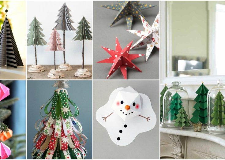 DIY Christmas  Paper  Decor That Anyone Can  Make 