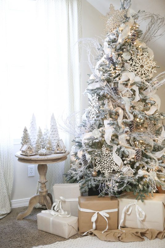 Stunning White Christmas Tree Ideas To Make Yours Shine