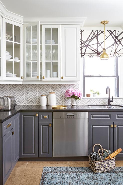 How To Style Your Glass Front Kitchen Cabinets In A Fabulous Way