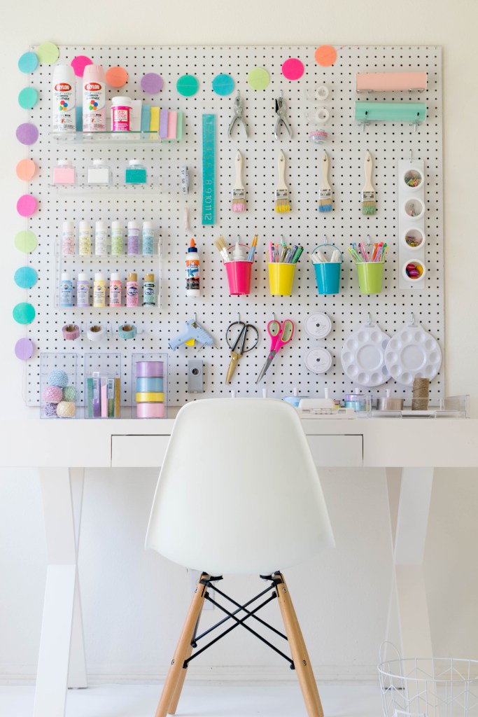 These Awesome Pegboard Desks Are The Best Organization Idea Ever