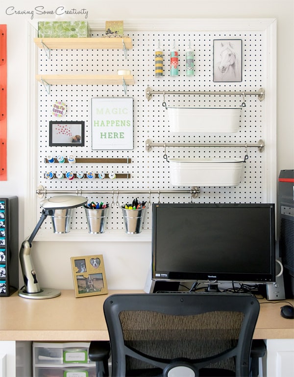 These Awesome Pegboard Desks Are The Best Organization Idea Ever