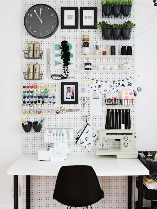 These Awesome Pegboard Desks Are The Best Organization Idea Ever