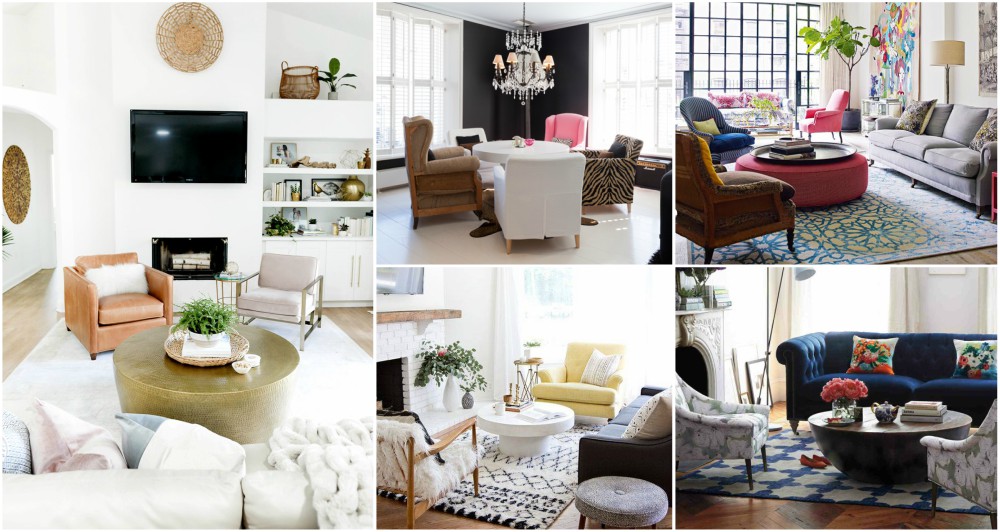 Mismatched living room online chairs