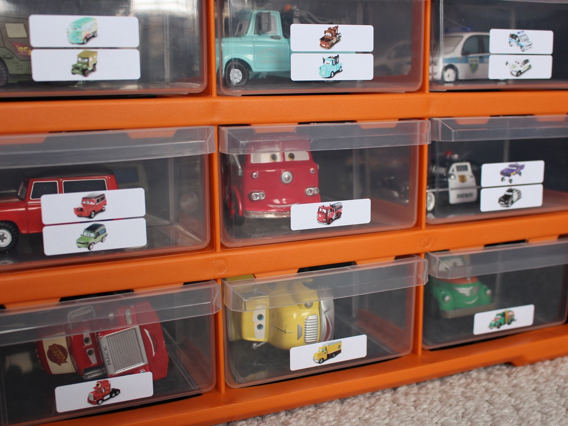 toy truck storage ideas