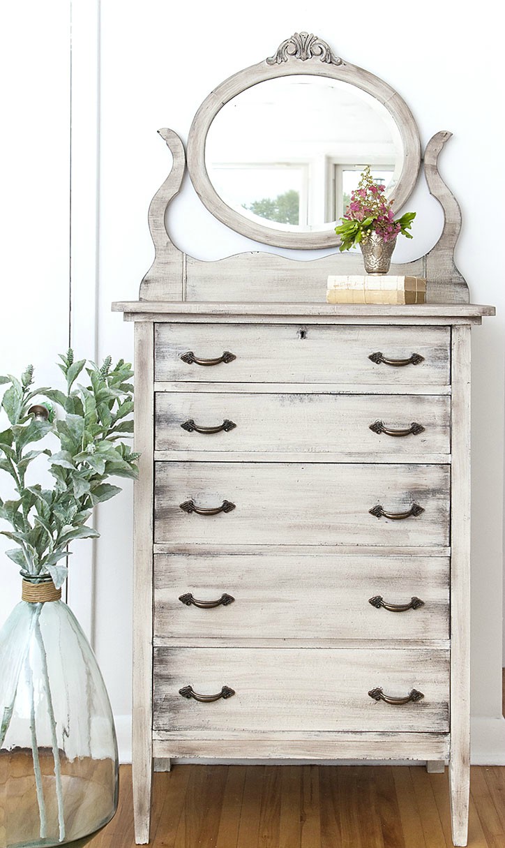 Modern Dresser Makeover with DIY Wife's Wood Base Tutorial —  prettydistressed