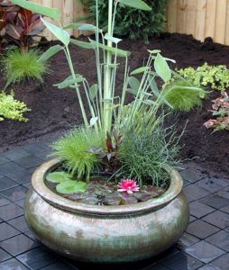 DIY Water Container Garden For A Stunning Patio