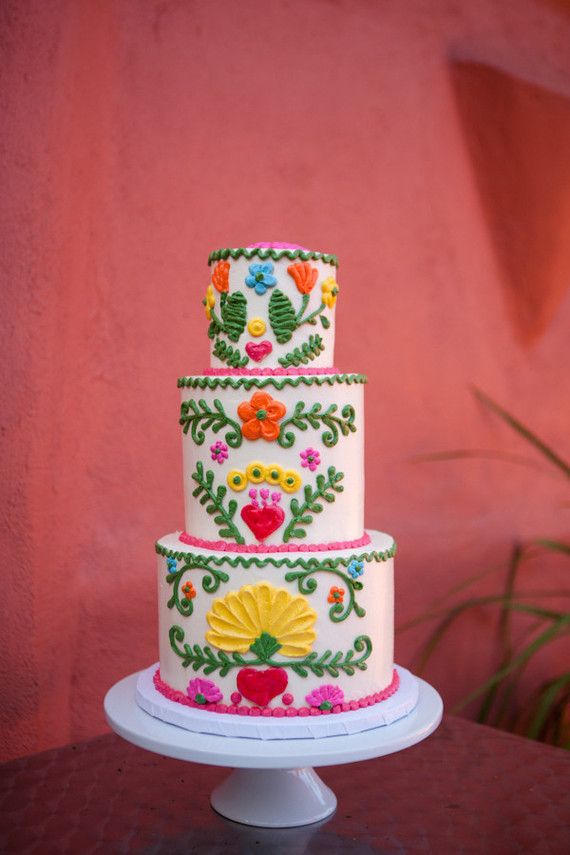 Mexican Wedding Cake Ideas That Are So Colorful